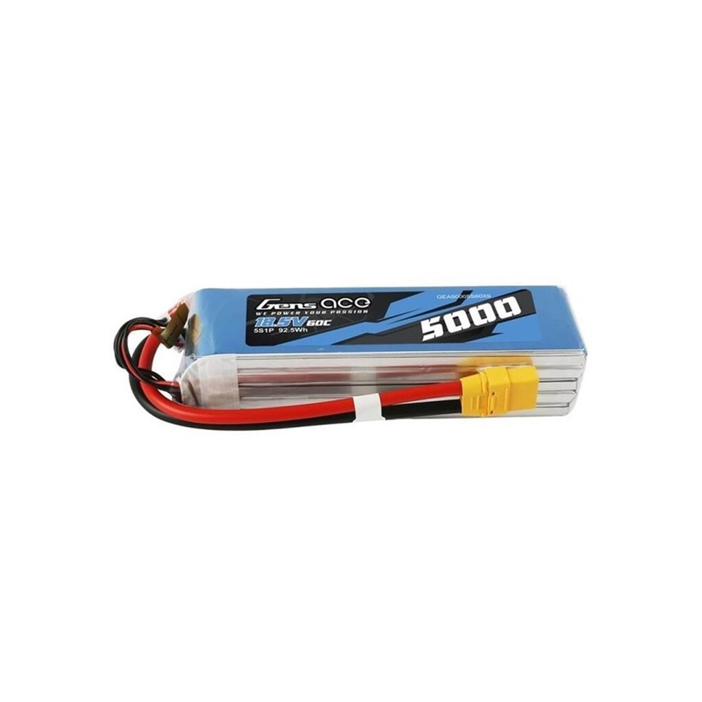 Gens ace &amp;Tattu Battery LiPo Bashing 5000mAh 18.5V 60C 5S1P - XT90