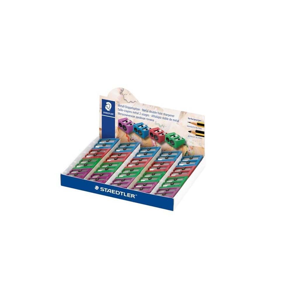 Staedtler METAL BLYANTSPIDS DOBB.HUL METALLIC, ÆSKE 20 STK