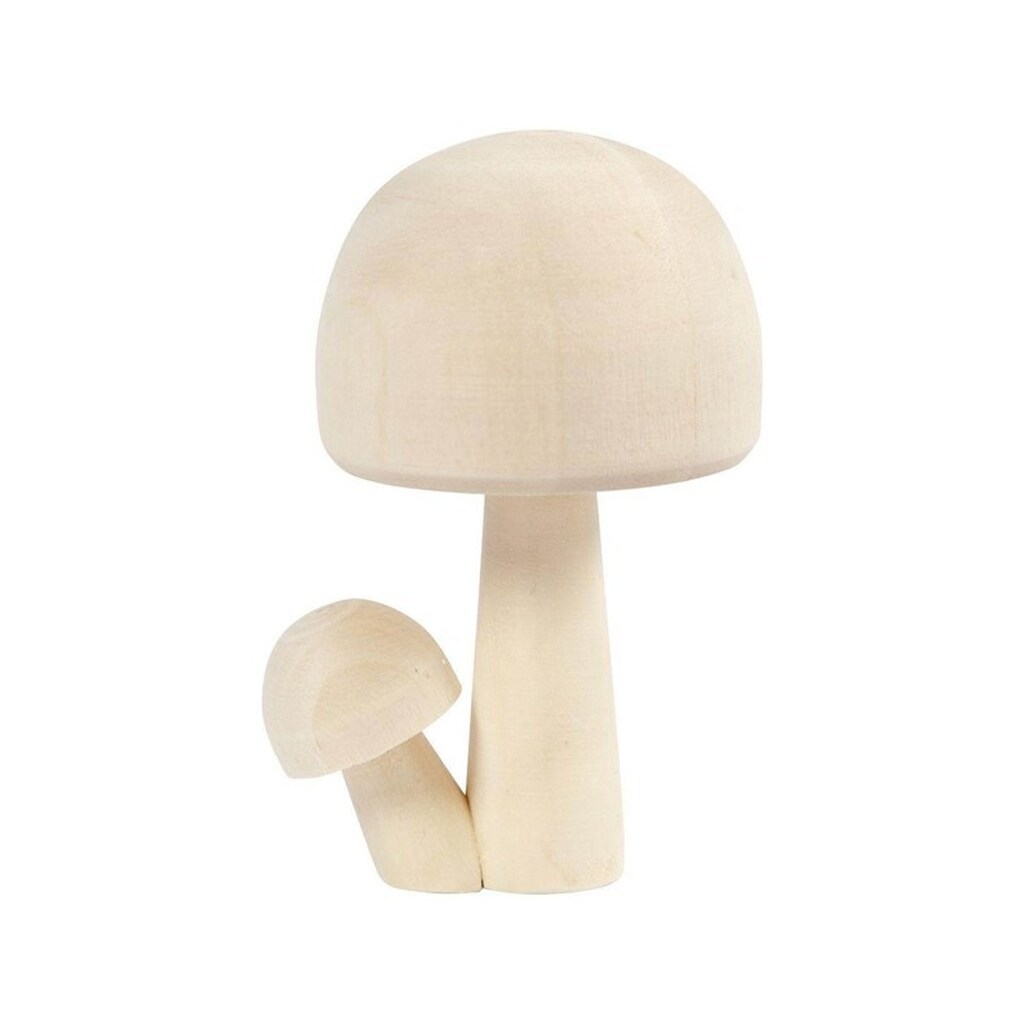 Creativ Company - Combined Wooden Mushrooms