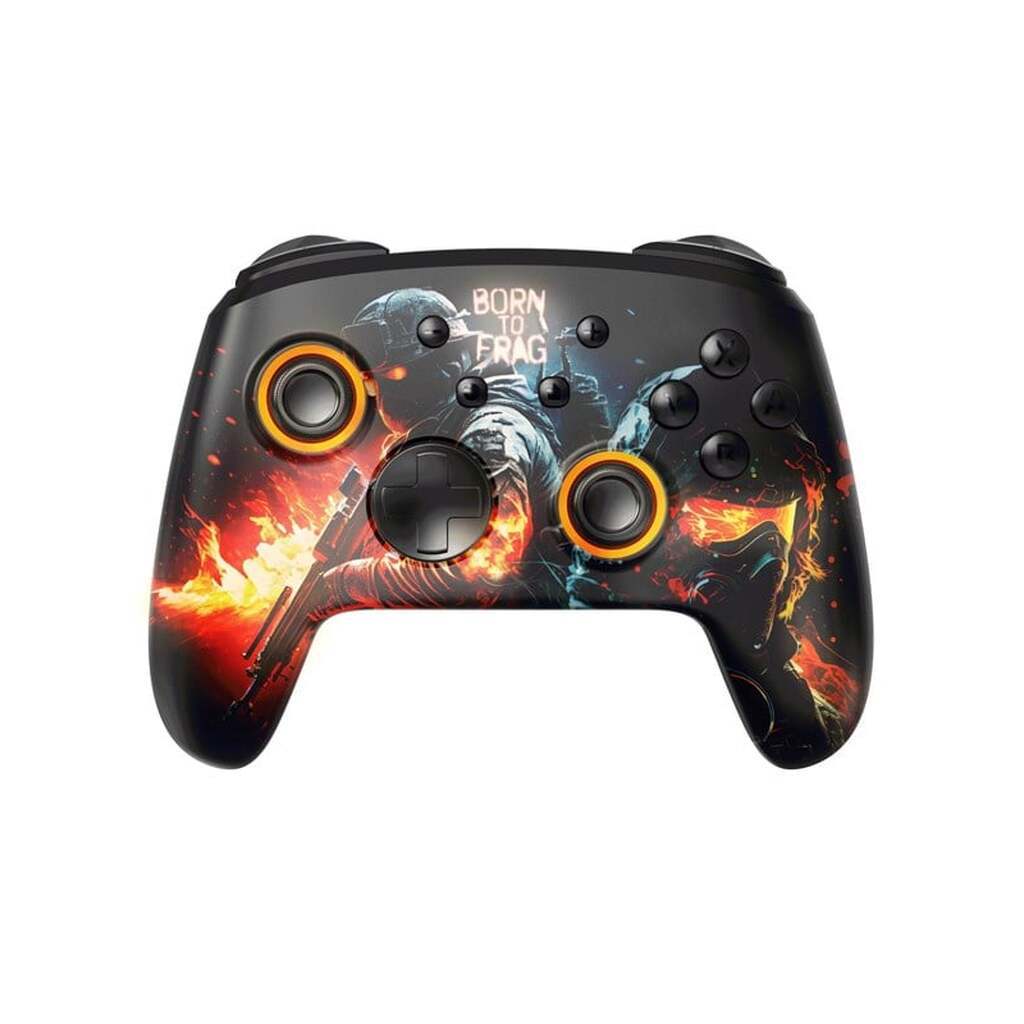 Freaks And Geeks RGB Switch/PC Wireless controller - Born to Frag - Wireless Controller - Nintendo Switch