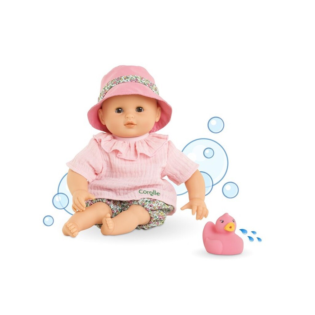 Corolle Bath doll Coralie with rubber duck - Bloomer 30cm