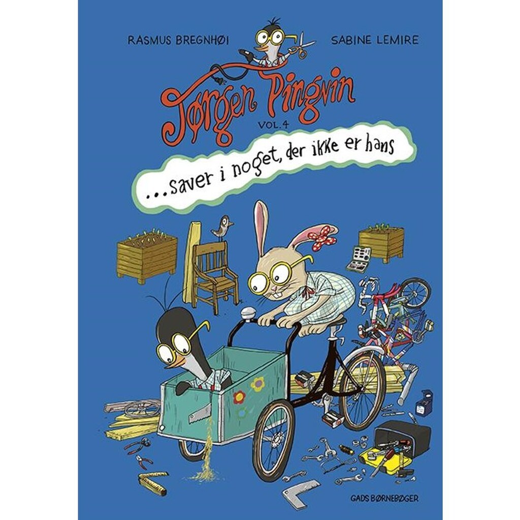 Jørgen Pingvin saver i noget der ikke er hans - Børnebog - Hardcover