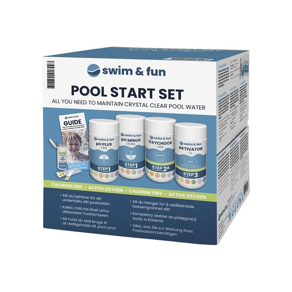 Swim &amp; Fun Pool Startsæt Klorfri