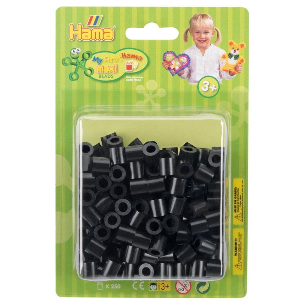 Hama Ironing beads Maxi -  black 250 pcs