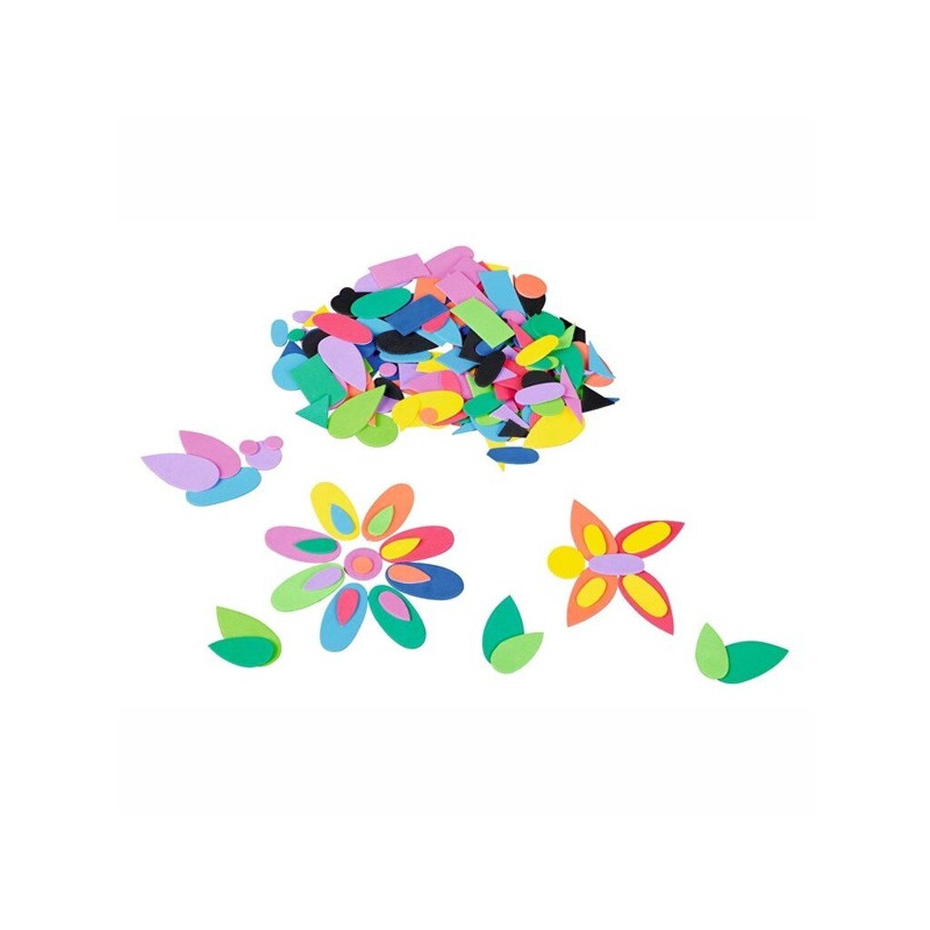 Colorations - Self-adhesive Foam Figures Stickers 1000pcs.