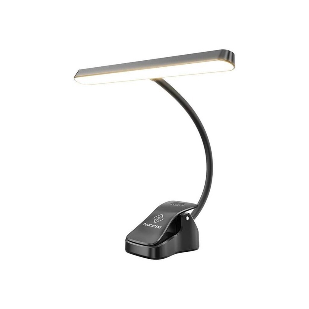 Glocusent Music Stand Wireless Light for Music Stand USB-C 4000mAh (black)