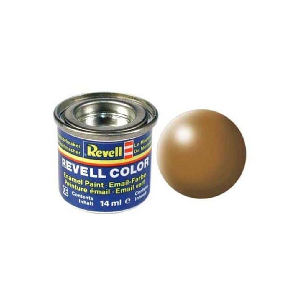 Revell enamel paint # 382-Wood Brown silk Matt