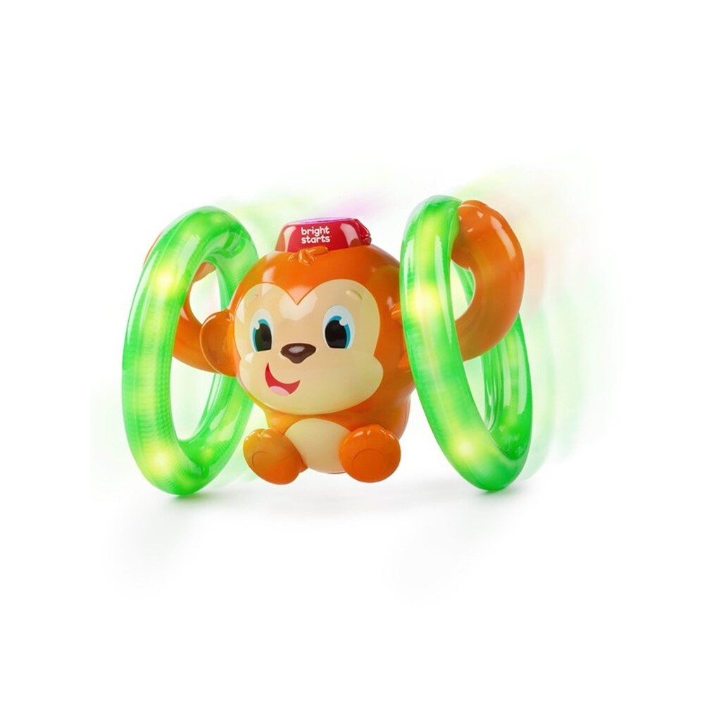 Bright Starts Roll &amp; glow monkey
