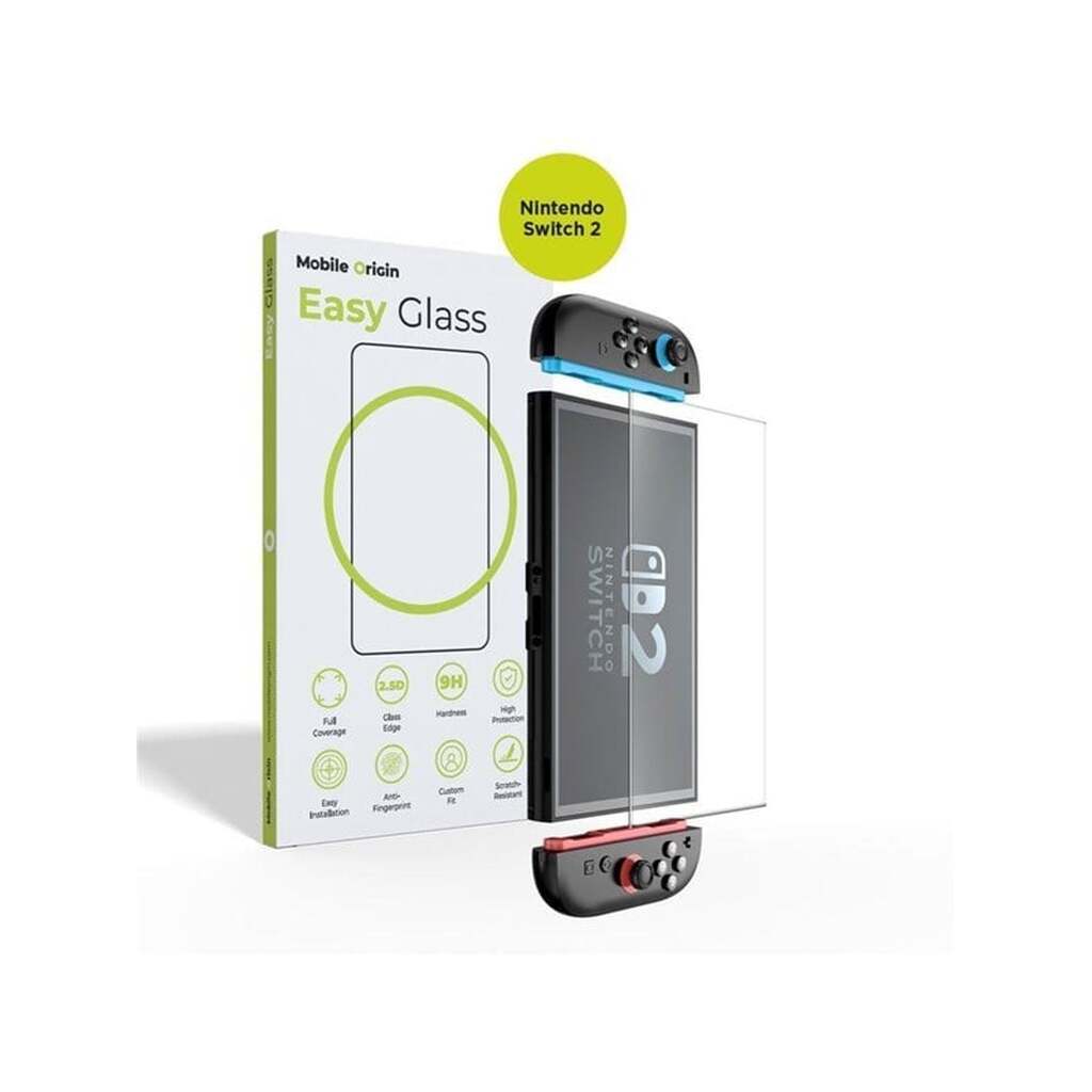 Mobile Origin EasyGlass Nintendo Switch 2 - Miscellaneous Tilbehør til spillekonsol - Nintendo Switch 2