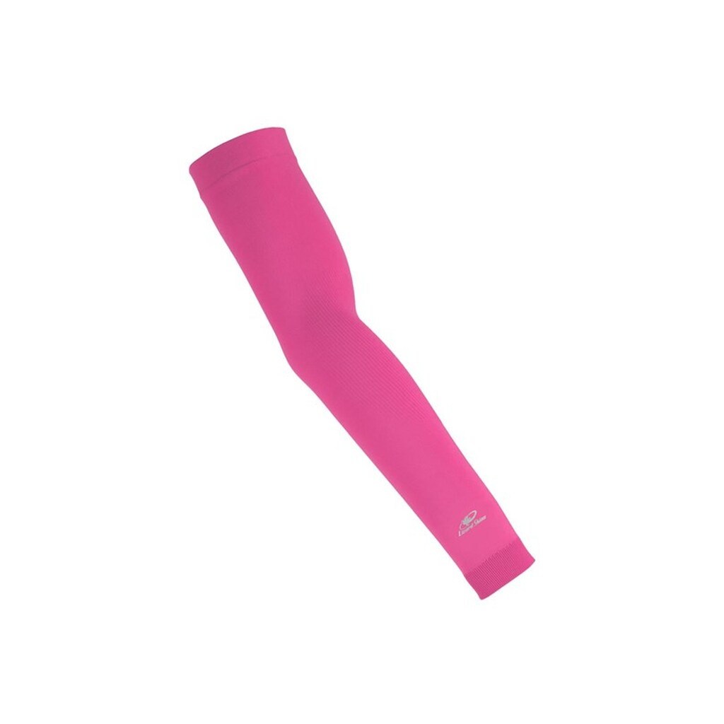 Lizard Skins Knit Arm Sleeve - Neon Pink - YL/YXL - Arm Sleeve