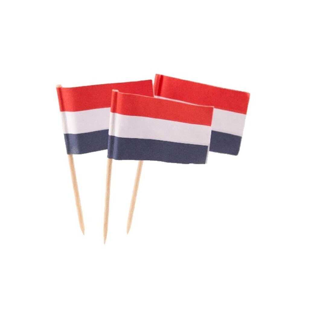 Folat BV Cocktail sticks Dutch Flag 50 pcs.