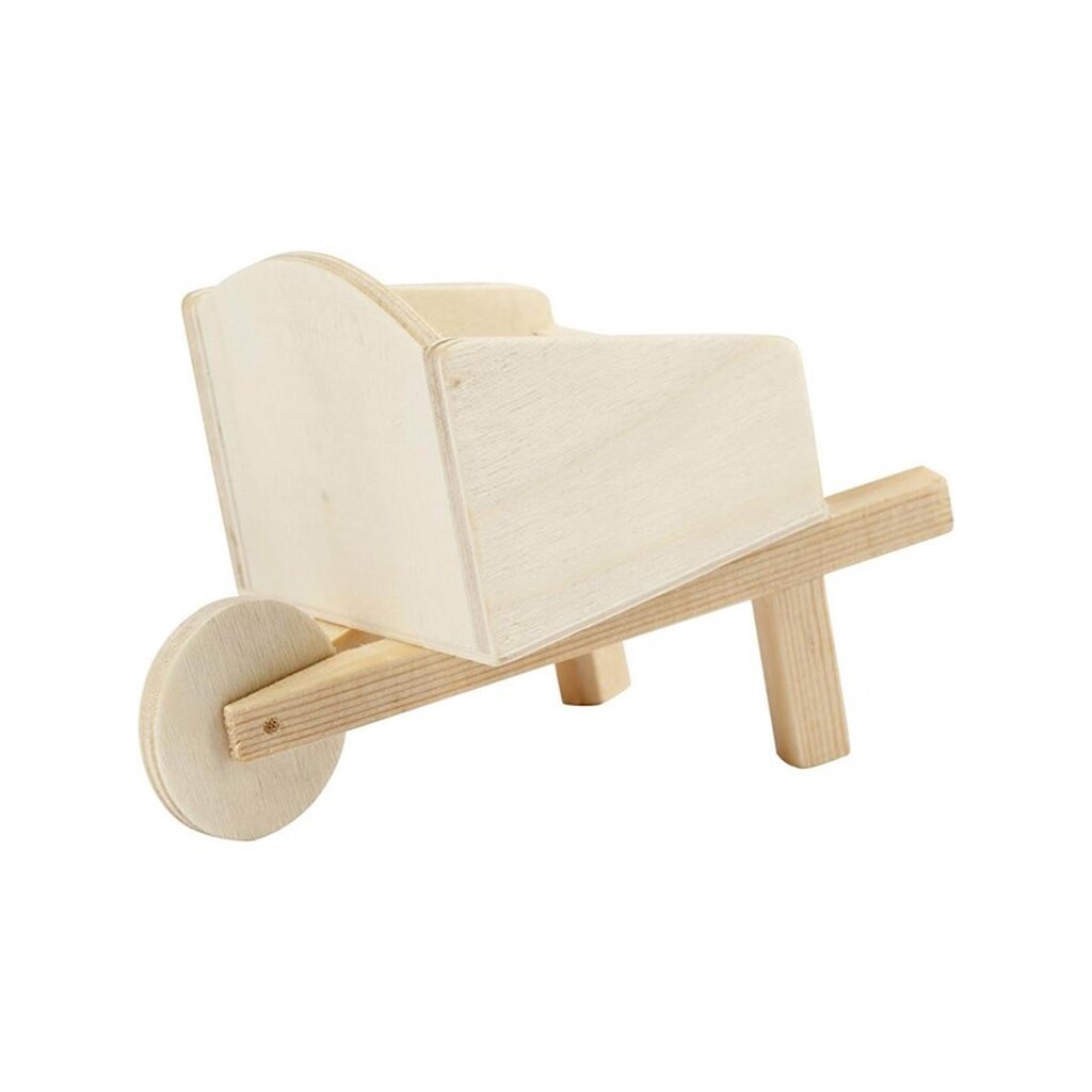 Creativ Company Wooden Mini Wheelbarrow