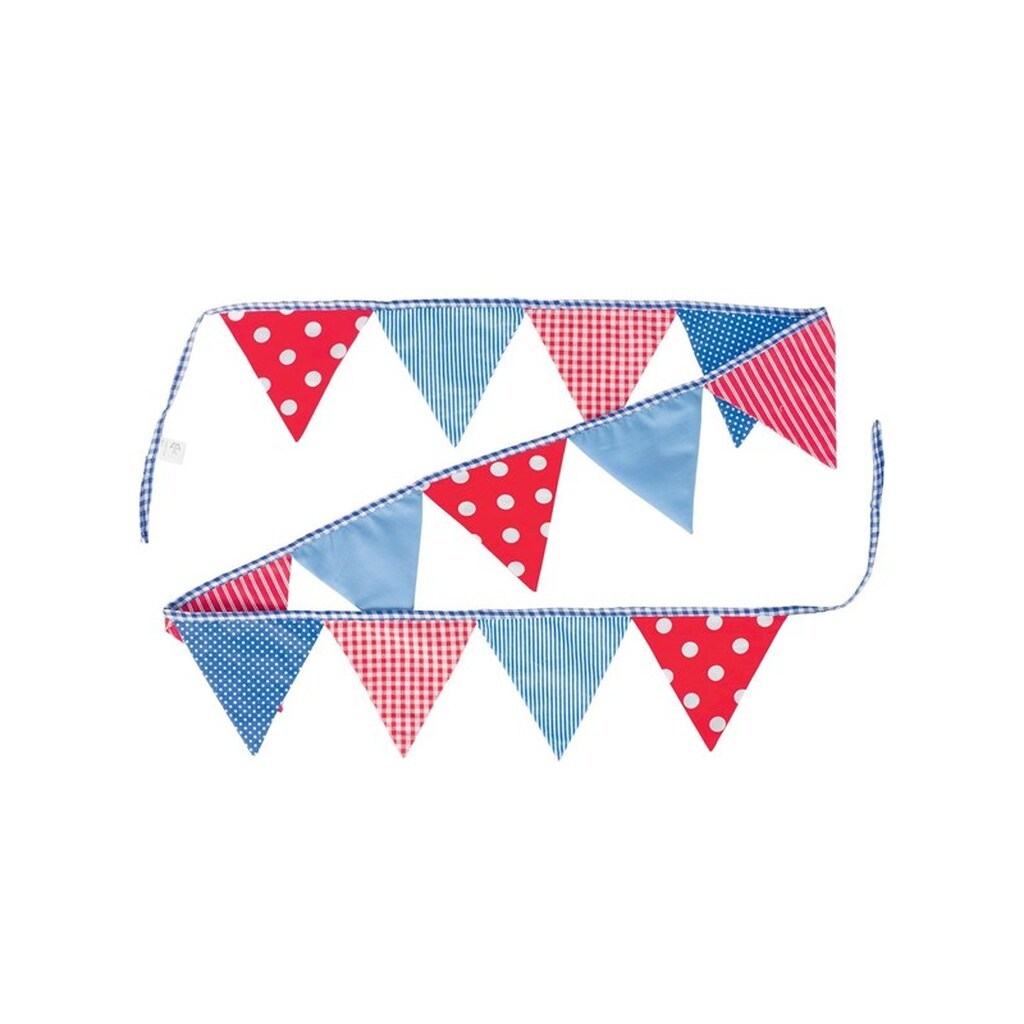 Goki Cotton Bunting Blue/Red