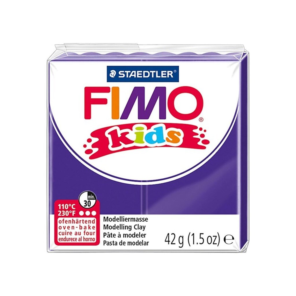 Fimo FIMO kids modeller 42 g. Lilla