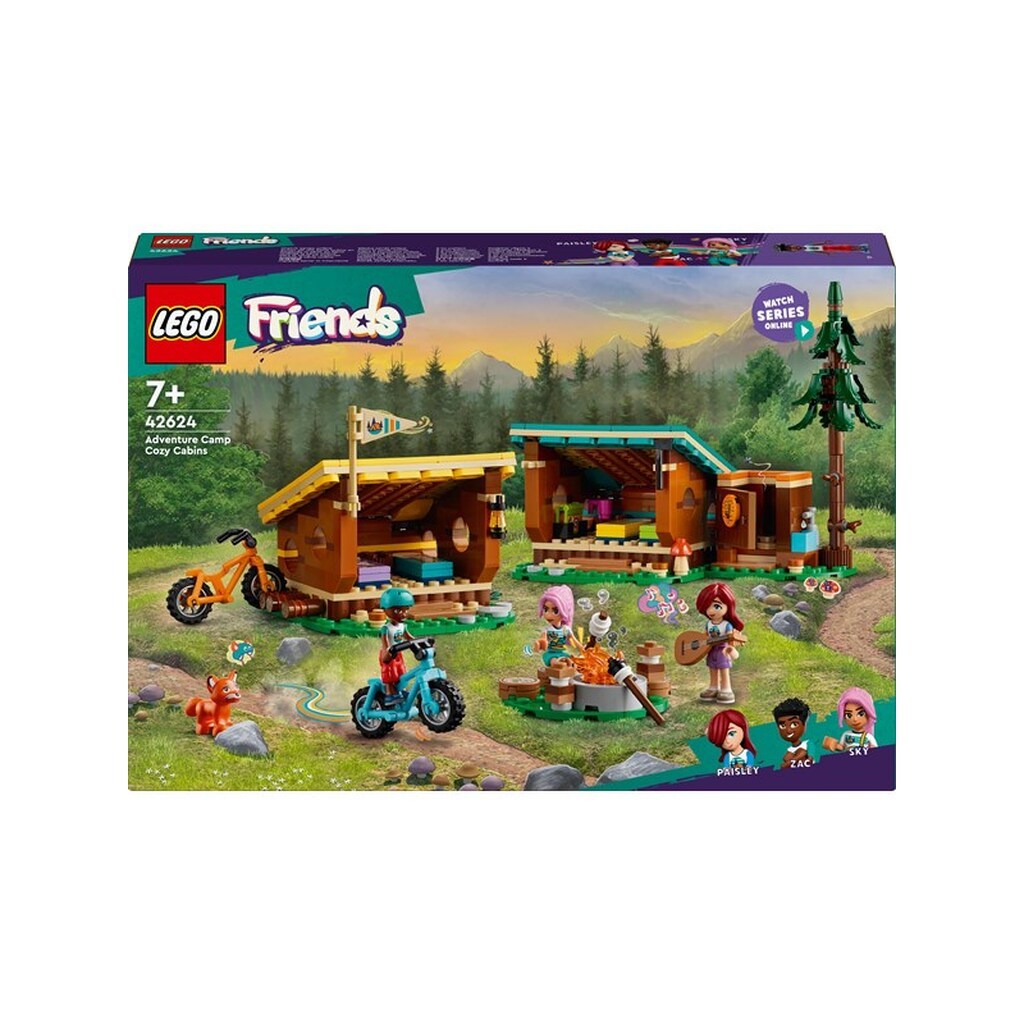 LEGO Friends 42624 Adventure Camp - hyggelige hytter