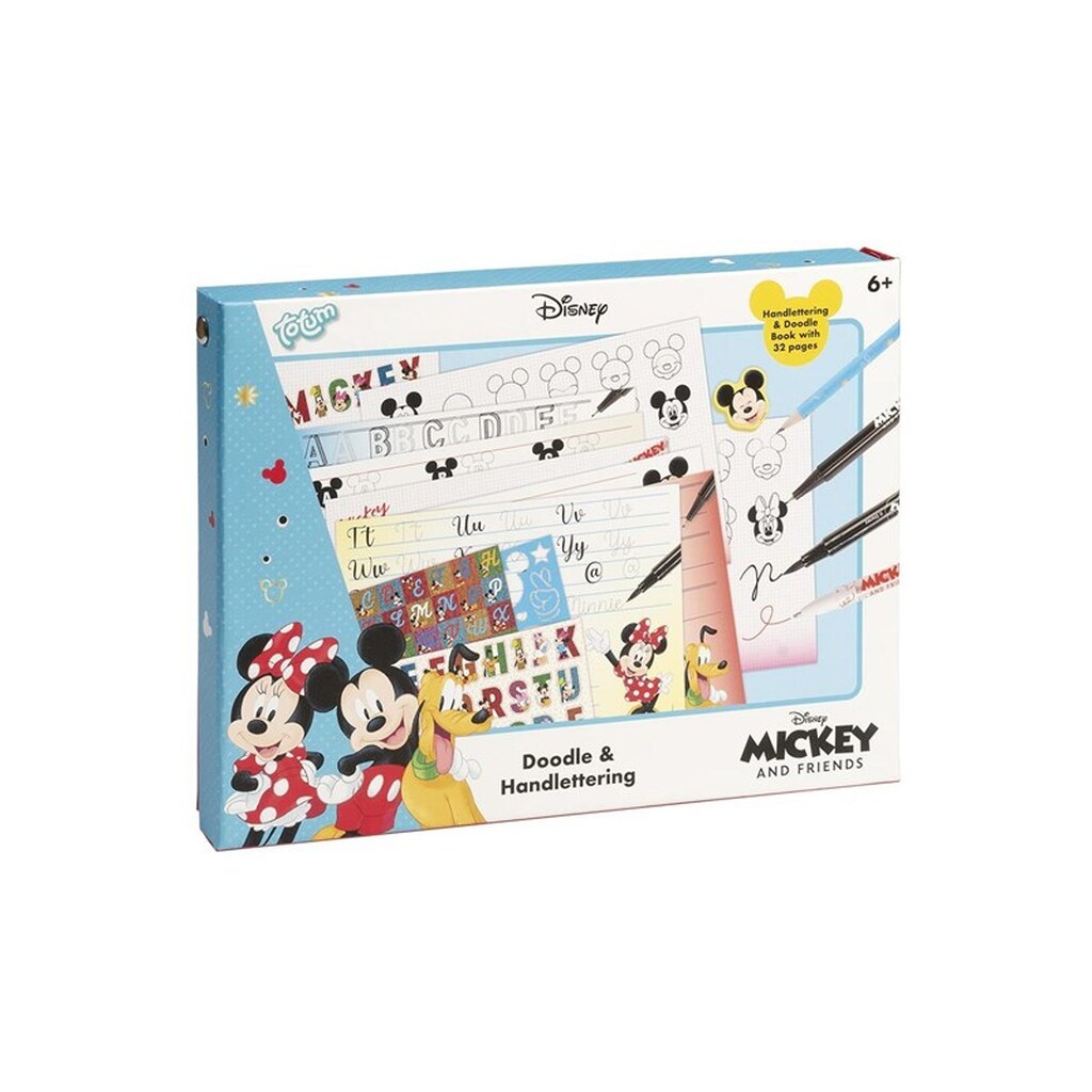 Totum Mickey Mouse - Doodle &amp; Hand Lettering Set