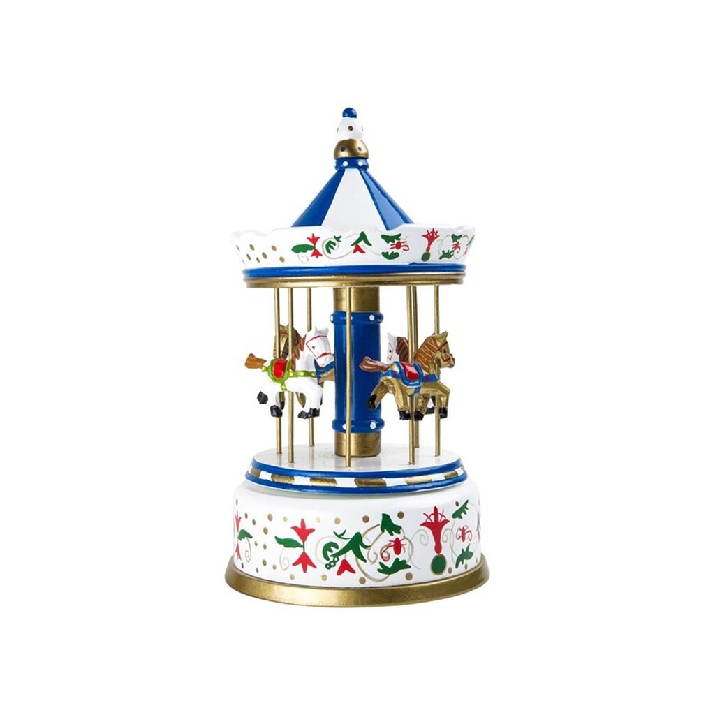 Small Foot - Wooden Music Box Carousel Love Story