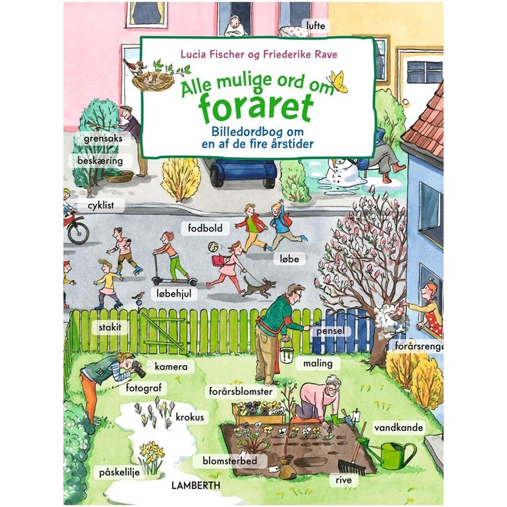 Alle mulige ord om foråret - Børnebog - Hardcover