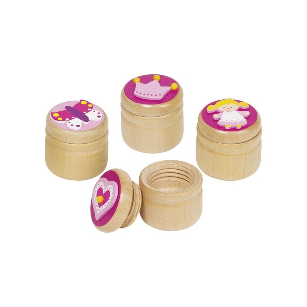 Goki Tooth Box with Pink Lid