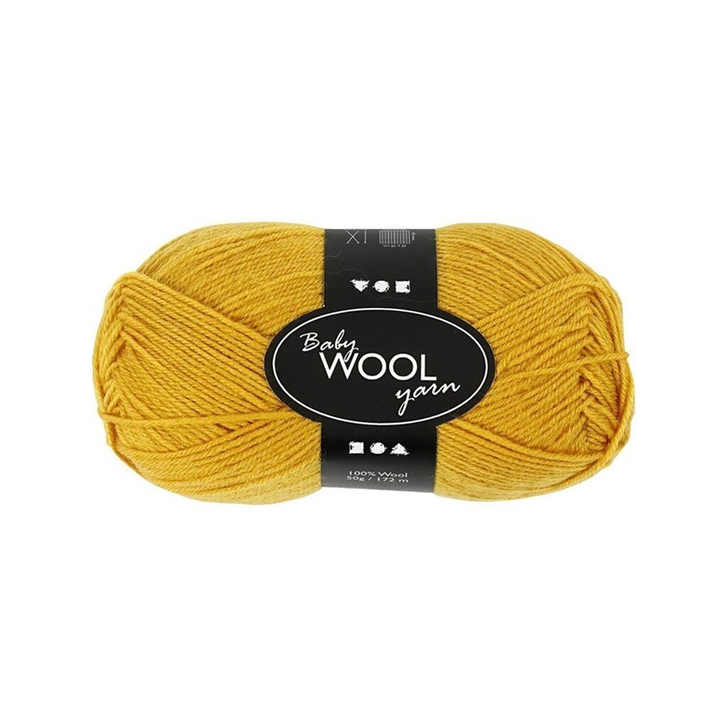 Creativ Company - Baby Yarn Dark Yellow 172m