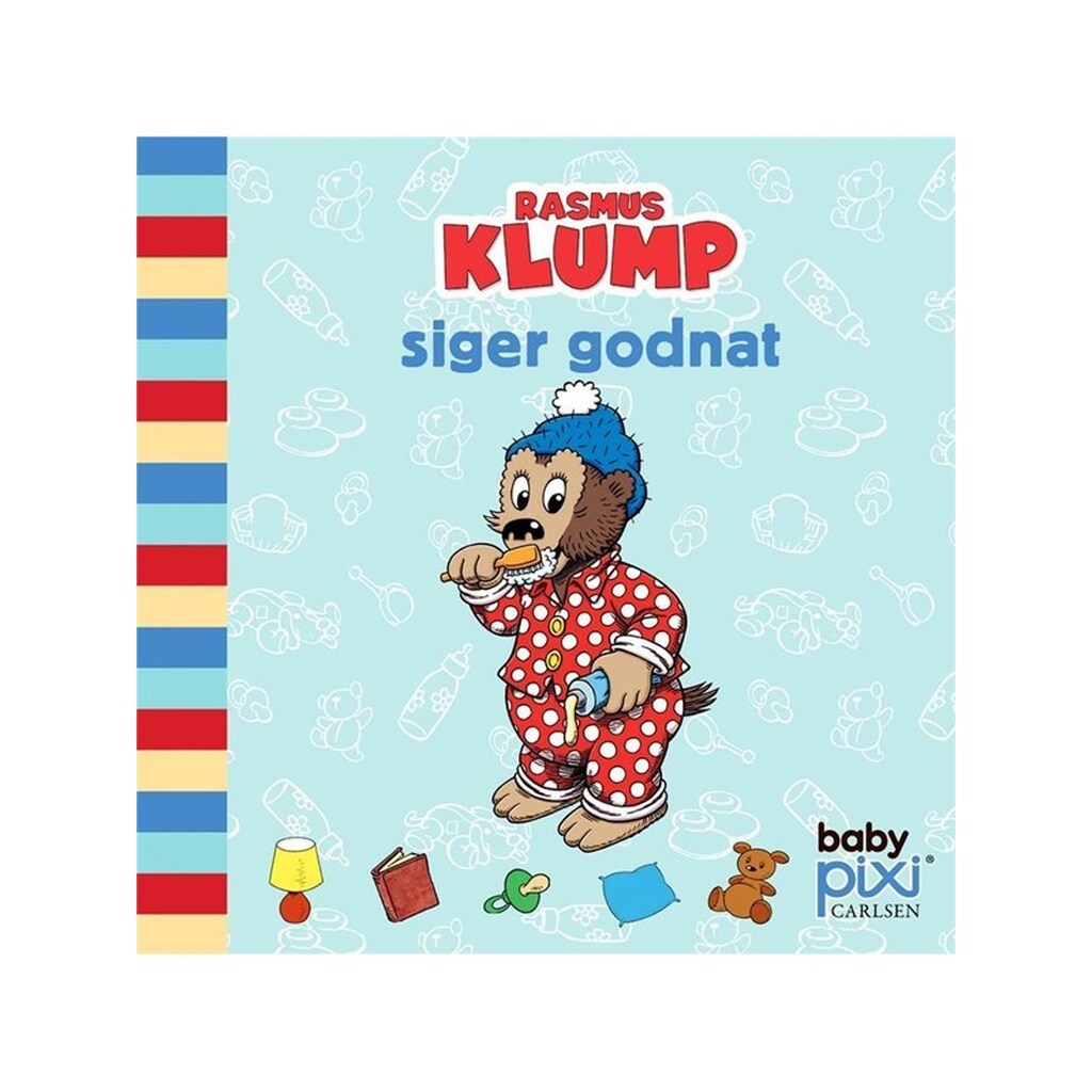 Rasmus Klump siger godnat - Børnebog - Papbog