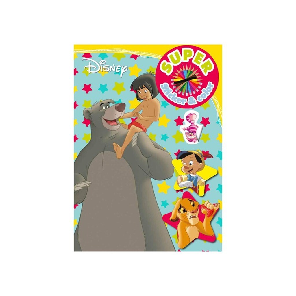 Boek Specials Nederland BV - Disney Classics Super Sticker &amp; Color Coloring Book