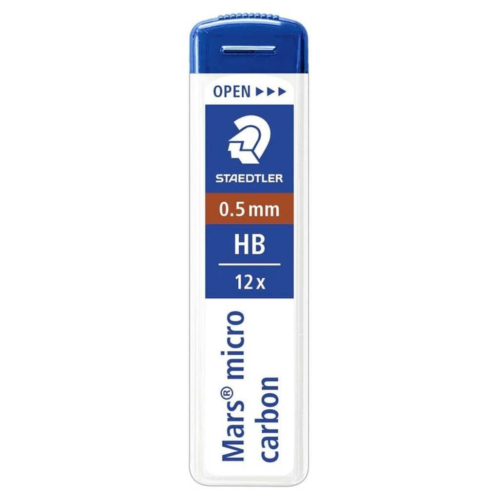 Staedtler MARS MICRO MINE 0,5mm HB, 12 ETUIER Á 12 MINER