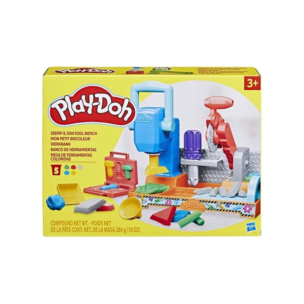 Play-Doh stempel- og savværktøjsbænk legesæt