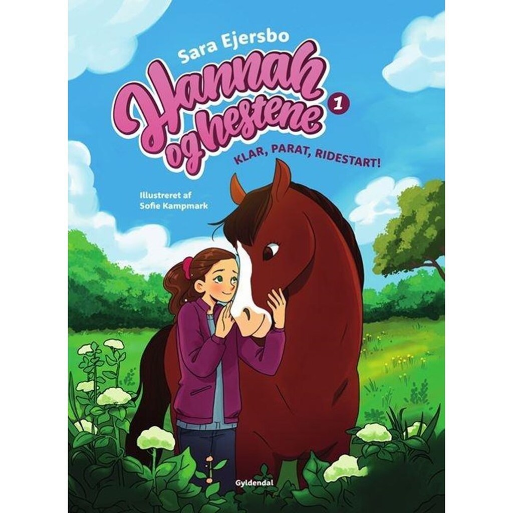 Hannah og hestene 1 - Klar parat ridestart! - Børnebog - Hardcover