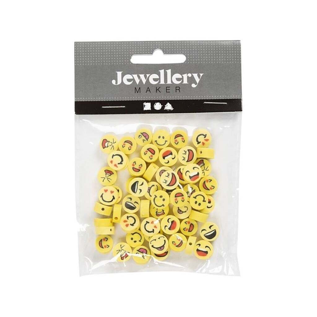 Creativ Company Figure beads Smiley 60 pcs.