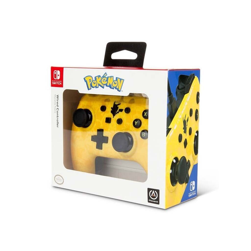 PowerA Nintendo Switch Wired Controller - Pikachu Shadow - Wired Controller - Nintendo Switch