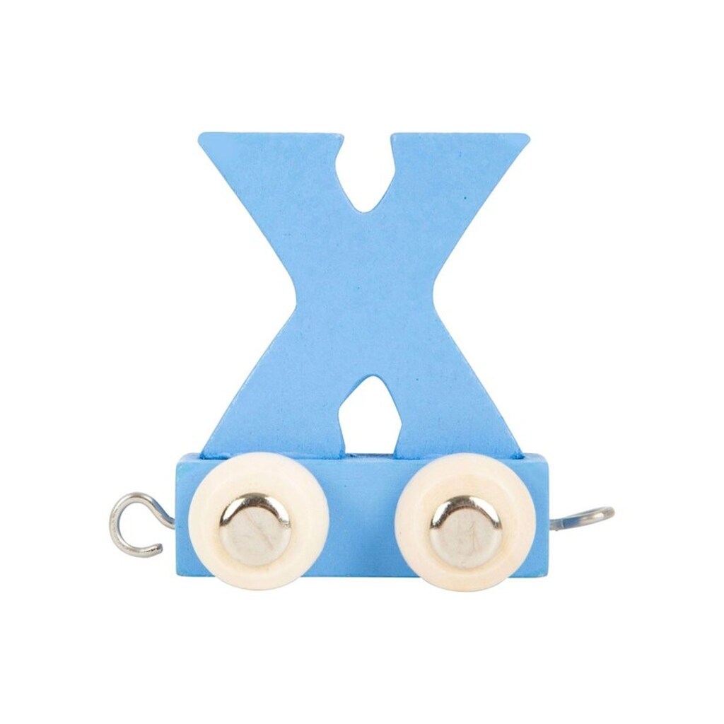 Small Foot - Wooden Letter Train Color - X