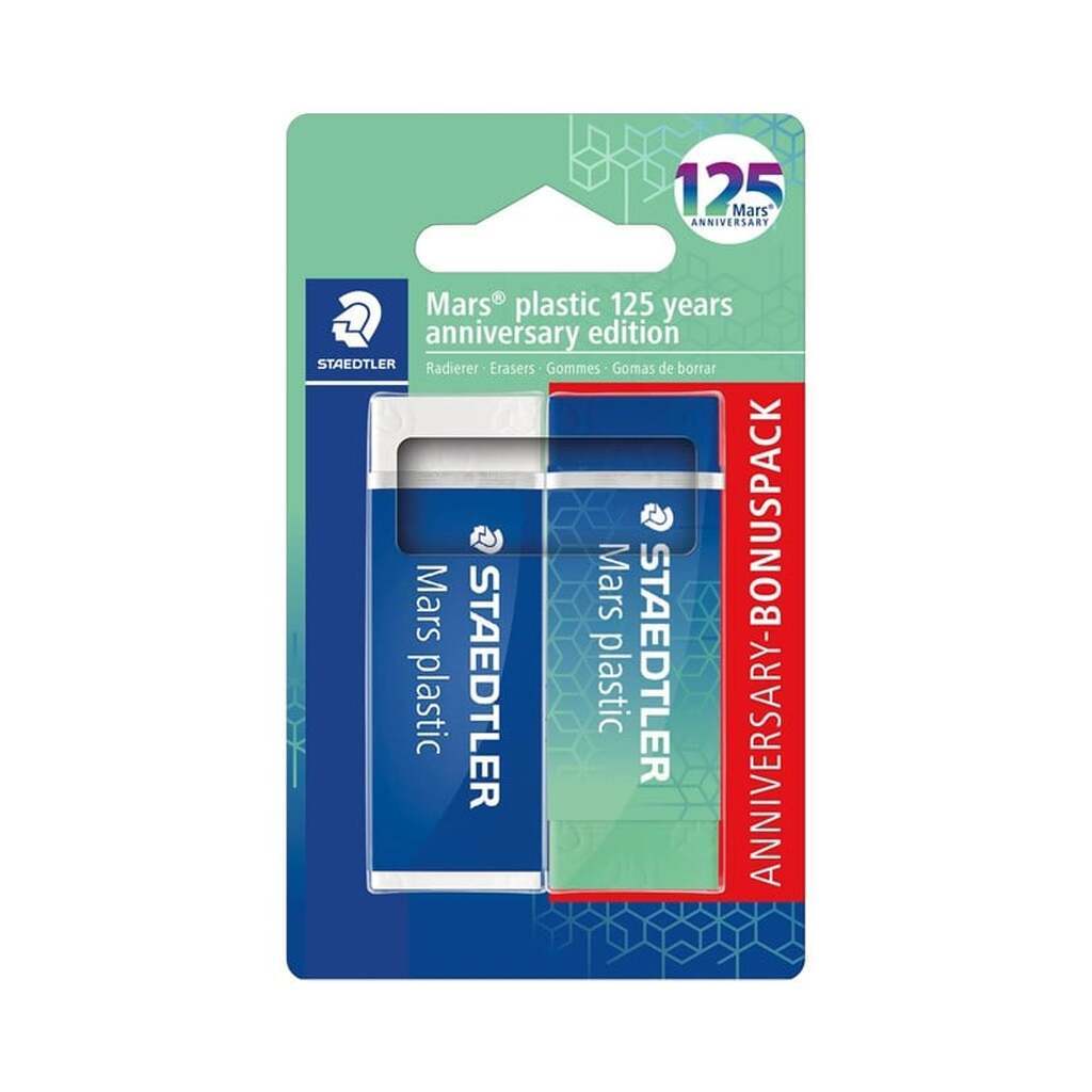 Staedtler MARS PLASTIC VISKEGUMMI 125ÅR 2/BK