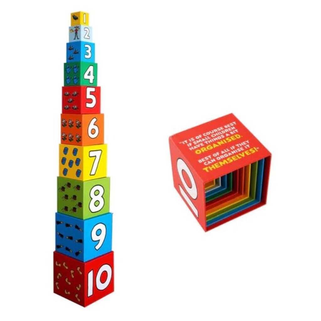 Barbo Toys Pippi Langstrømpe - Stacking cubes