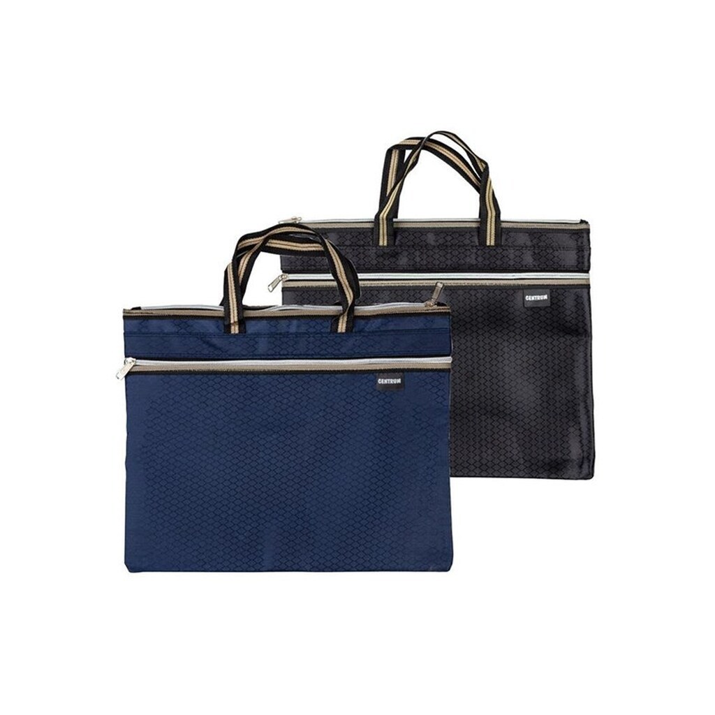 CENTRUM Taske - mappe m. håndtag. 37*29,5cm. ass