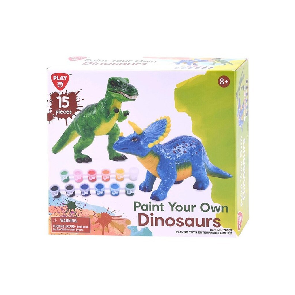 PLAY Paint your own Dinos 15pcs.