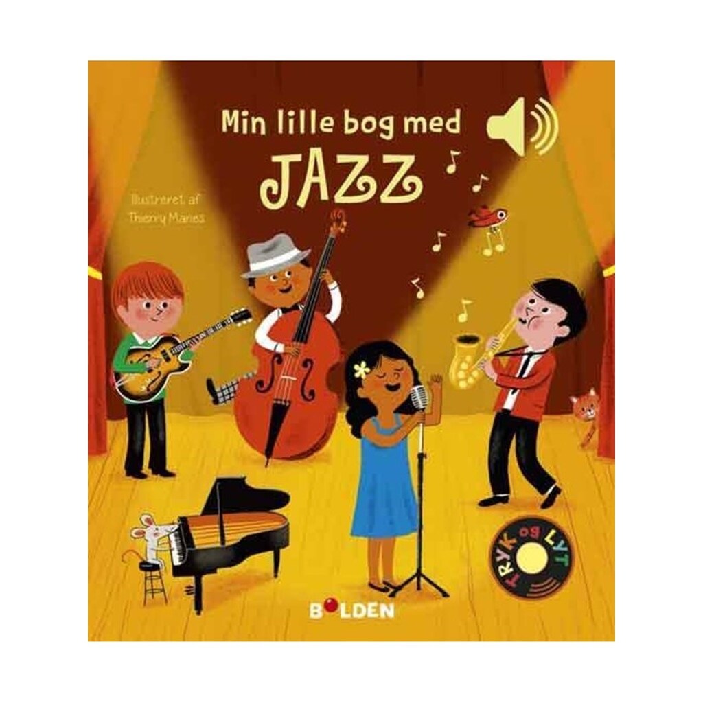 Min lille bog med jazz - Børnebog - Board books