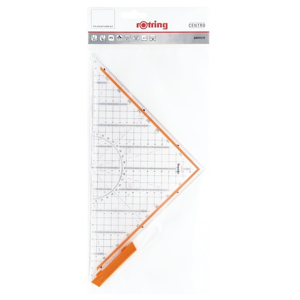 Rotring rOtring professionel trekantslineal