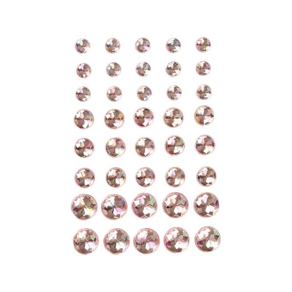 Creativ Company Rhinestones Pink 6-8-10mm 40pcs.