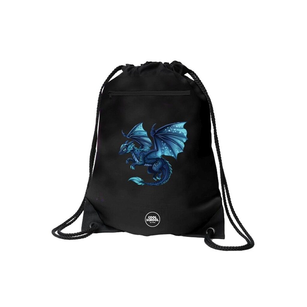 Tinka GYMBAG 34X45CM DRAGE  COOL SCHOOL