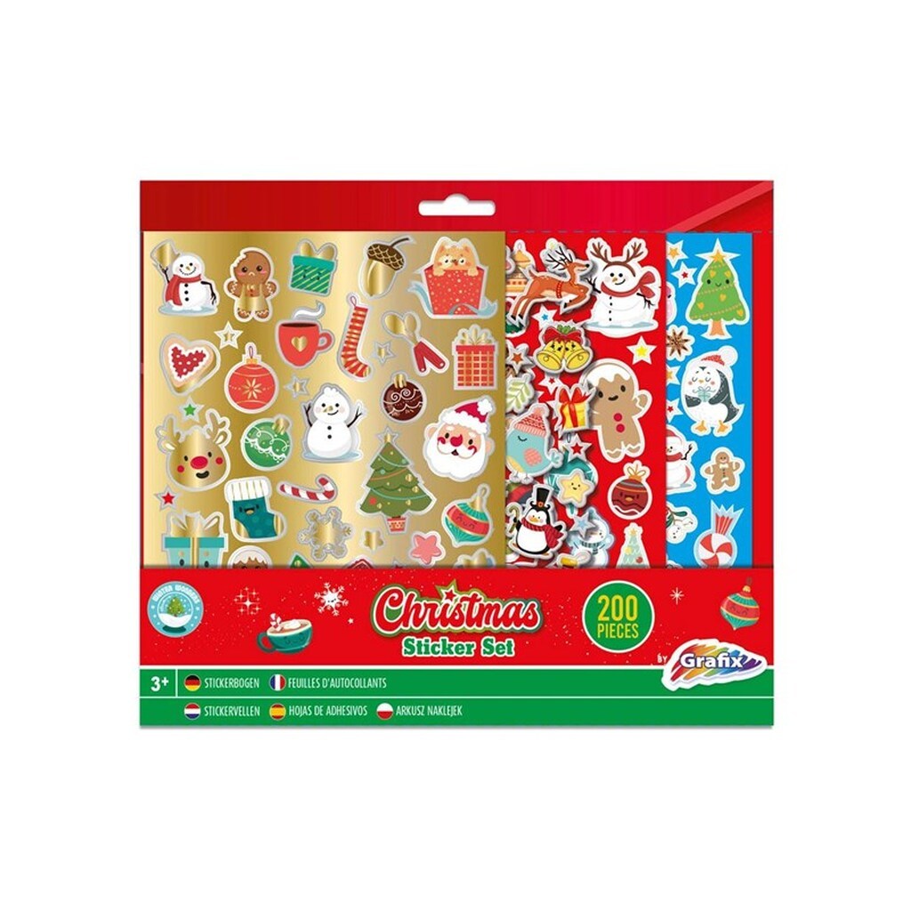 Grafix Christmas sticker set