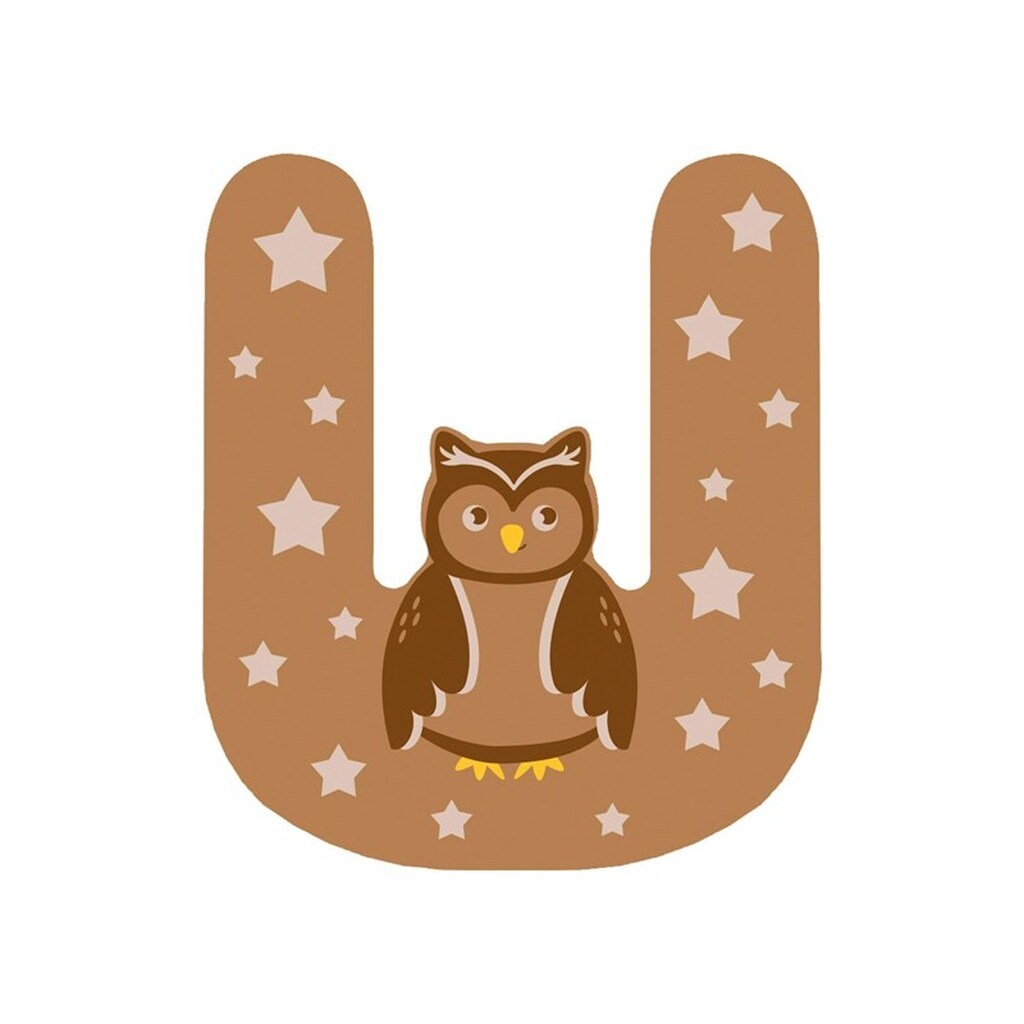 Small Foot - Wooden Animal Children&apos;s Letter - U