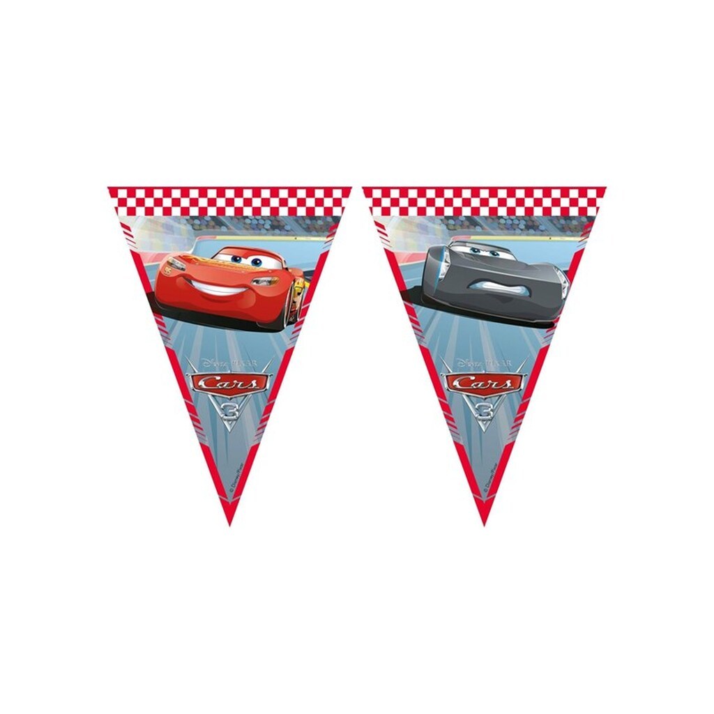 Globos Paper Bunting FSC Disney Cars 3 3mtr.