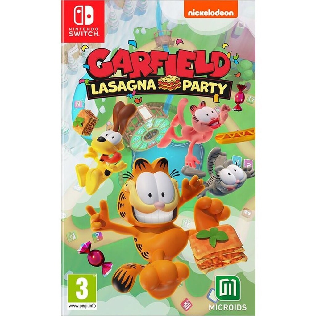 Garfield : Lasagna Party (Code in a Box) - Nintendo Switch - Fest