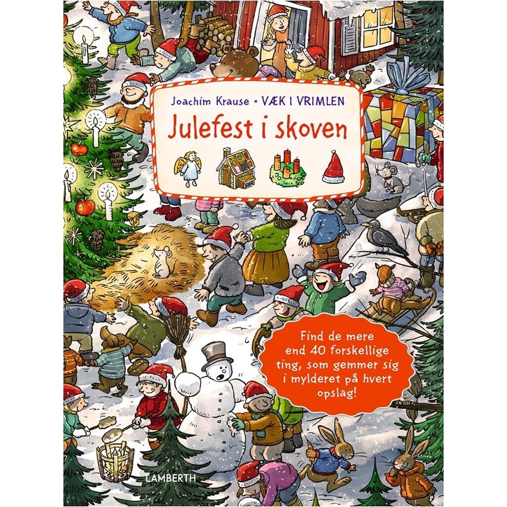 Julefest i skoven - Børnebog - Board books