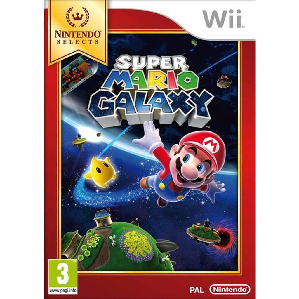 Super Mario Galaxy (Select) - Nintendo Wii - Platformer