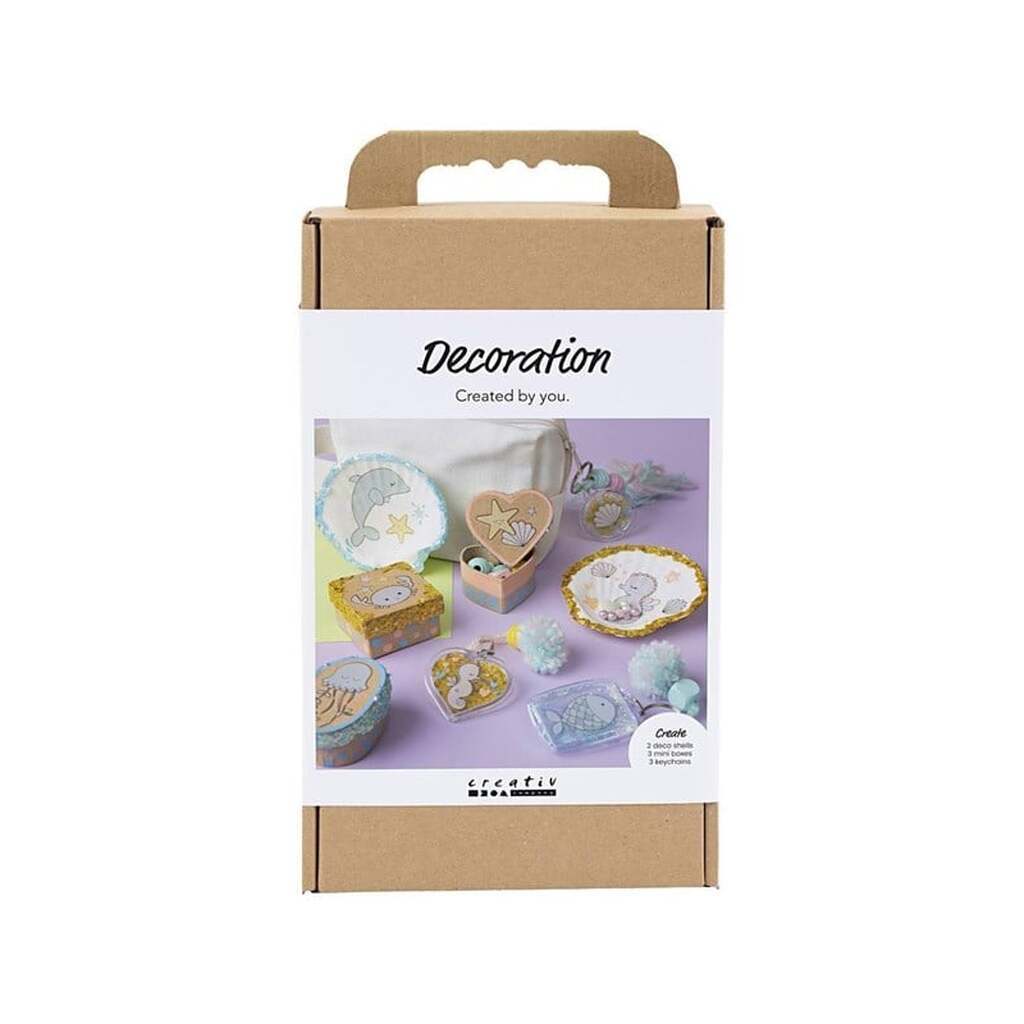 Creativ Company - Mini Hobby Set - Shells and Keychains