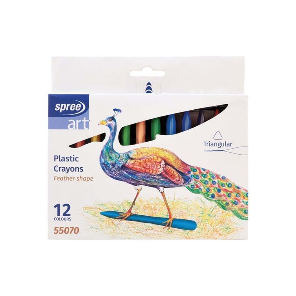 SPREE Farvekridt 12 stk. Trekantet
