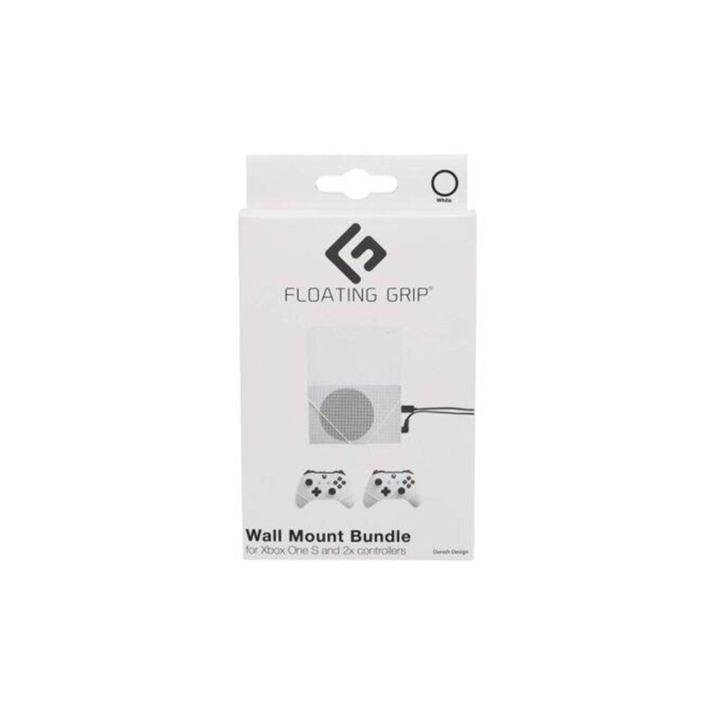 Floating Grip Xbox One S Wall Mount Bundle - White - Miscellaneous Tilbehør til spillekonsol - Microsoft Xbox One S