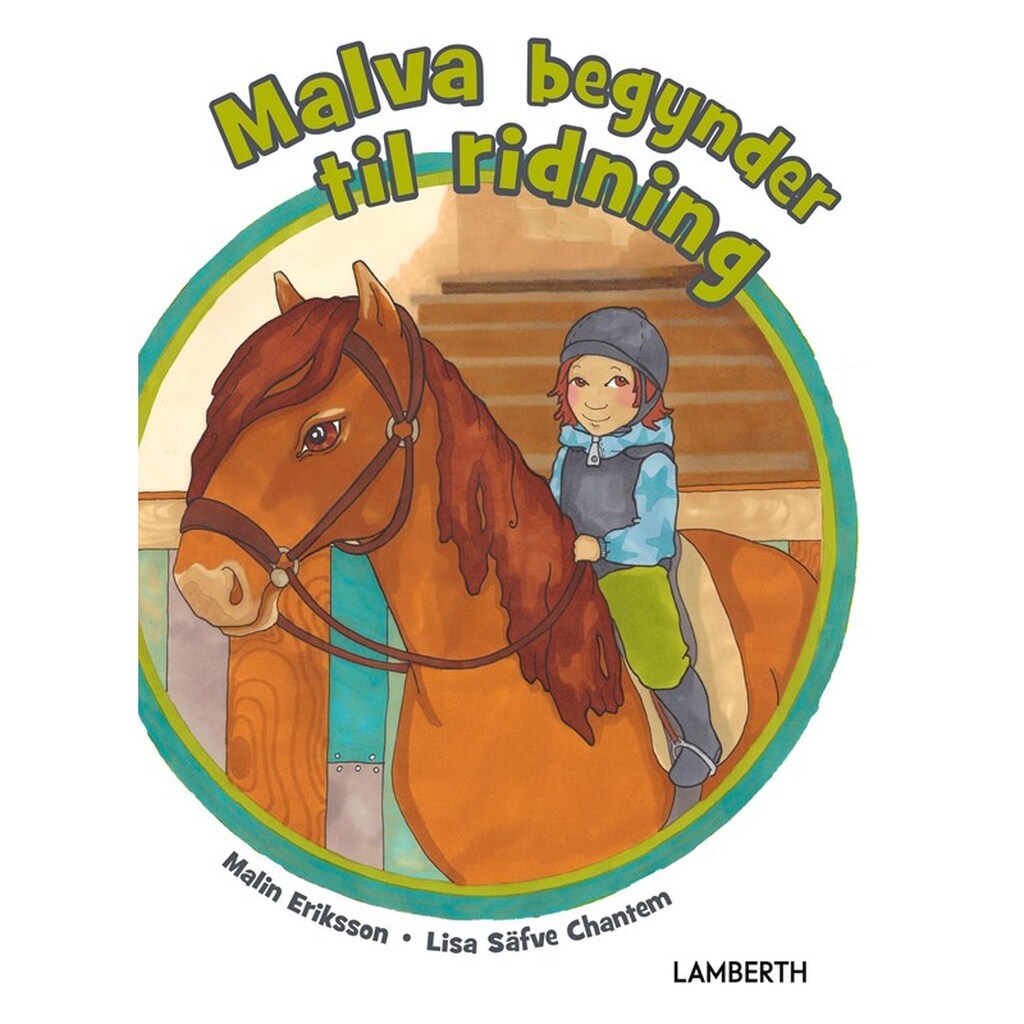 Malva begynder til ridning - Børnebog - Hardcover